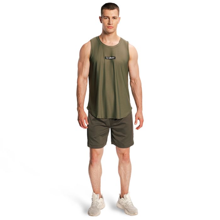 Men‘s Combat Tank Top Olive Grey - GymBeam L