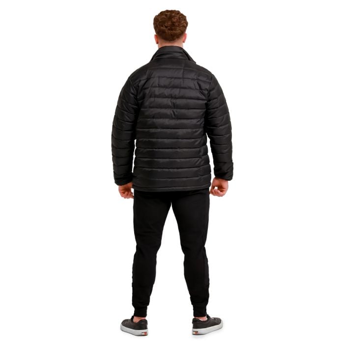 Steppjacke für Männer in Black/Orange - GymBeam M