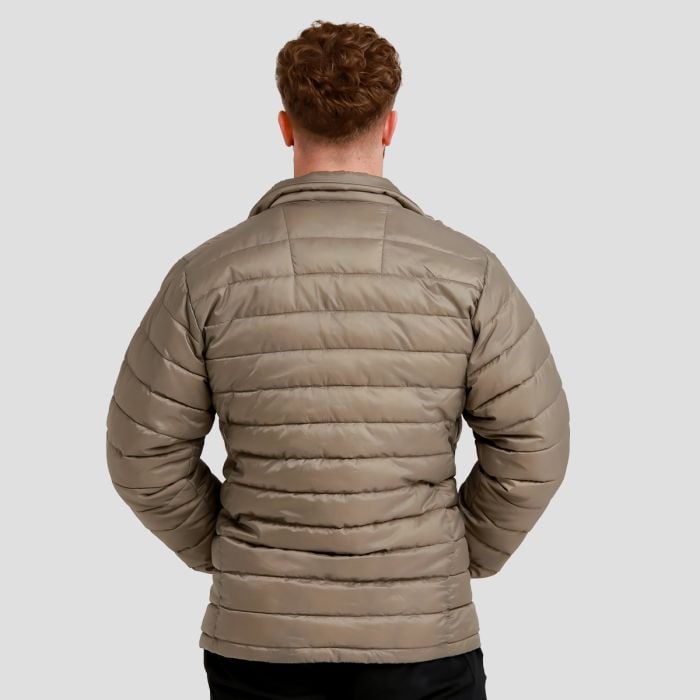 Steppjacke für Männer in Vetiver/Black - GymBeam XXL