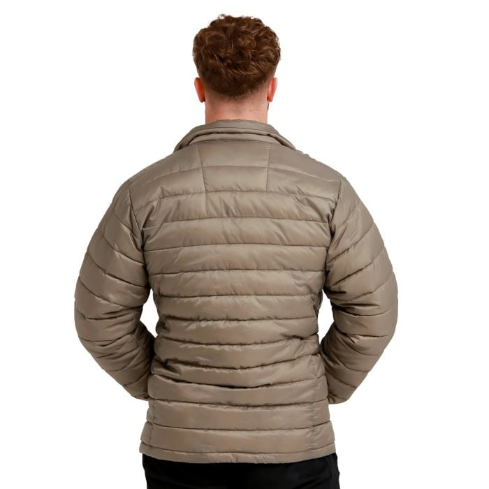 Steppjacke für Männer in Vetiver/Black - GymBeam XXL