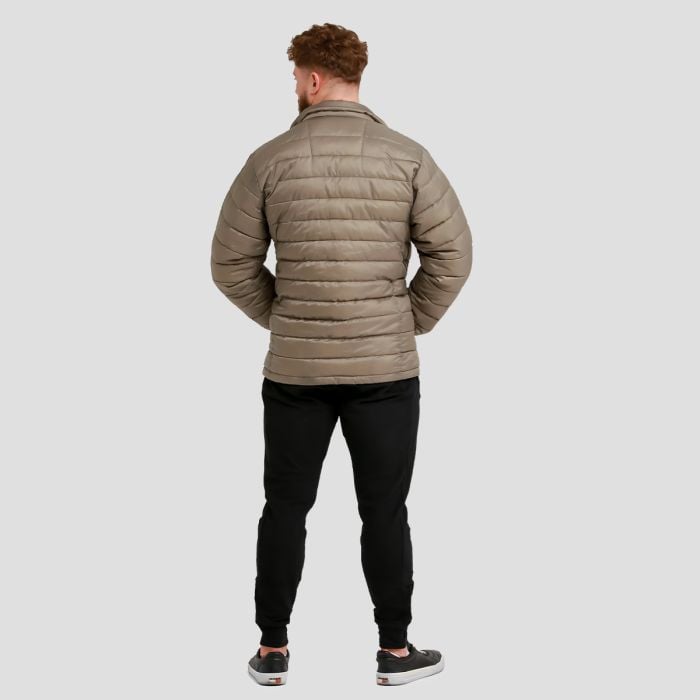 Steppjacke für Männer in Vetiver/Black - GymBeam XXL