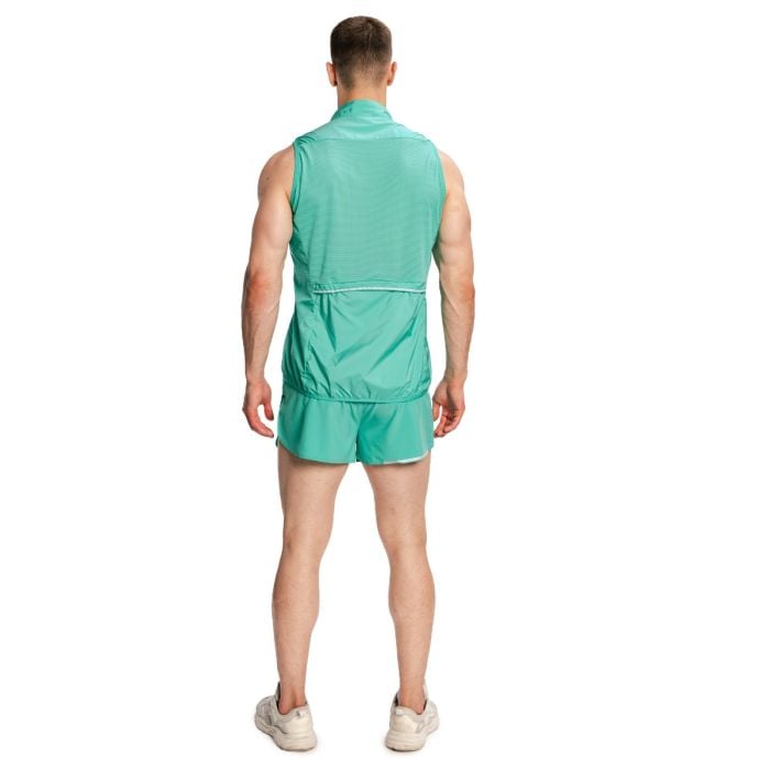 Men‘s Pulse X Running Gillet Green - GymBeam S