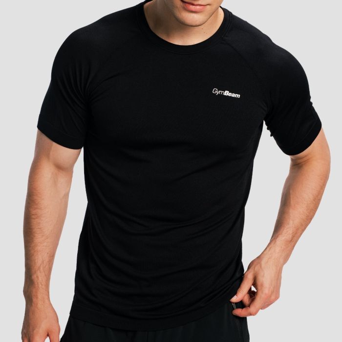 Men‘s Pulse X  Running T-shirt Black - GymBeam L