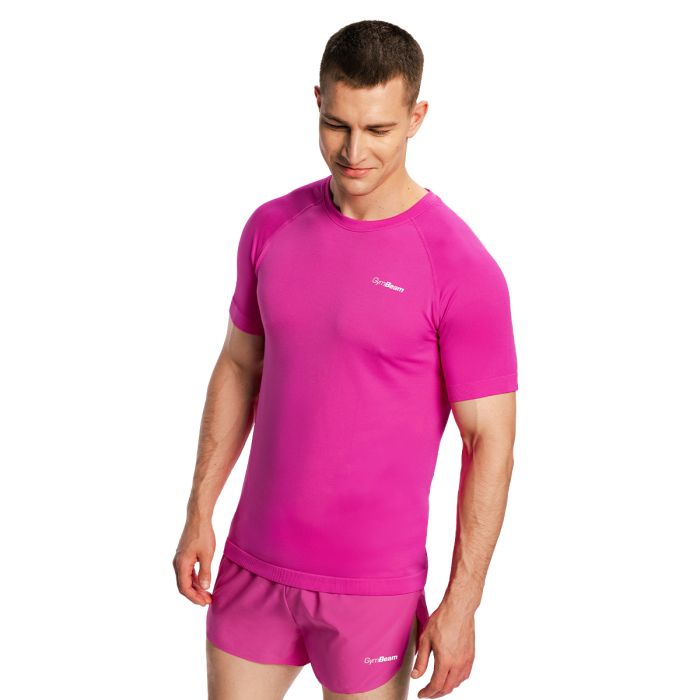 Pulse X Running T-shirt für Männer in Purple - GymBeam XXL