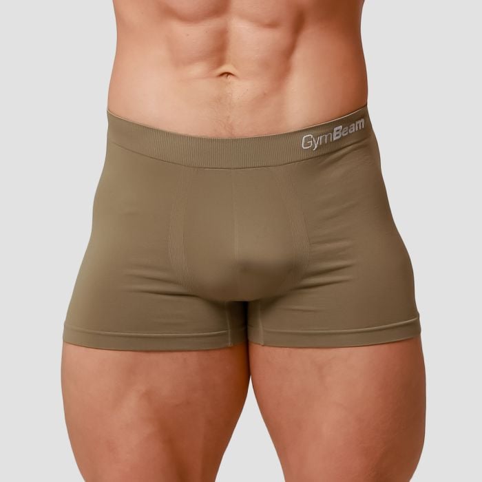 Seamless Boxershorts für Männer im 2er-Pack in Army - GymBeam XXL