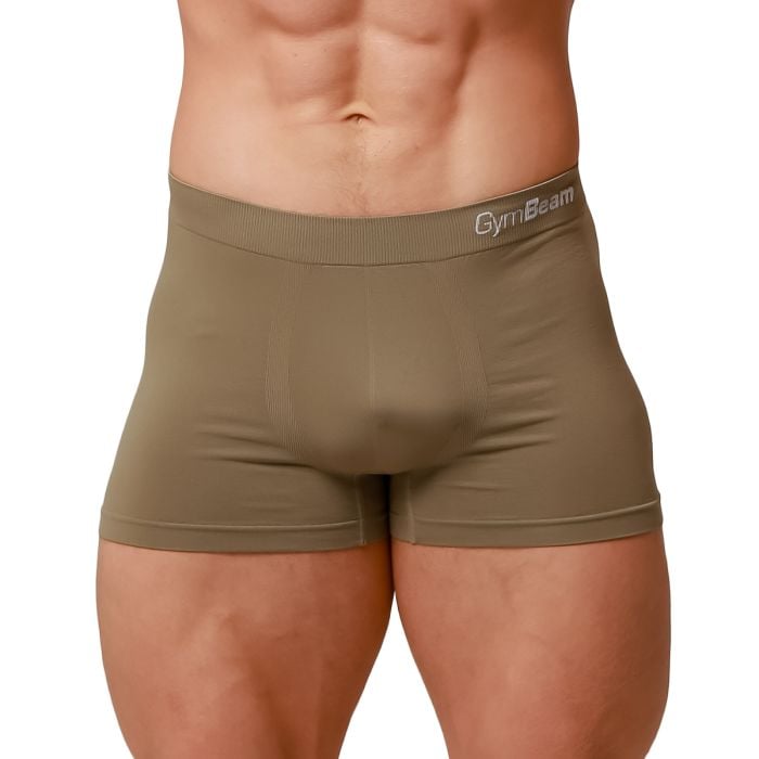 Seamless Boxershorts für Männer im 2er-Pack in Army - GymBeam XXL