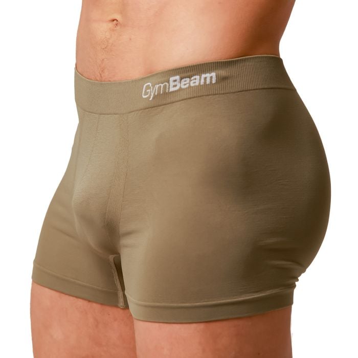 Seamless Boxershorts für Männer im 2er-Pack in Army - GymBeam XXL