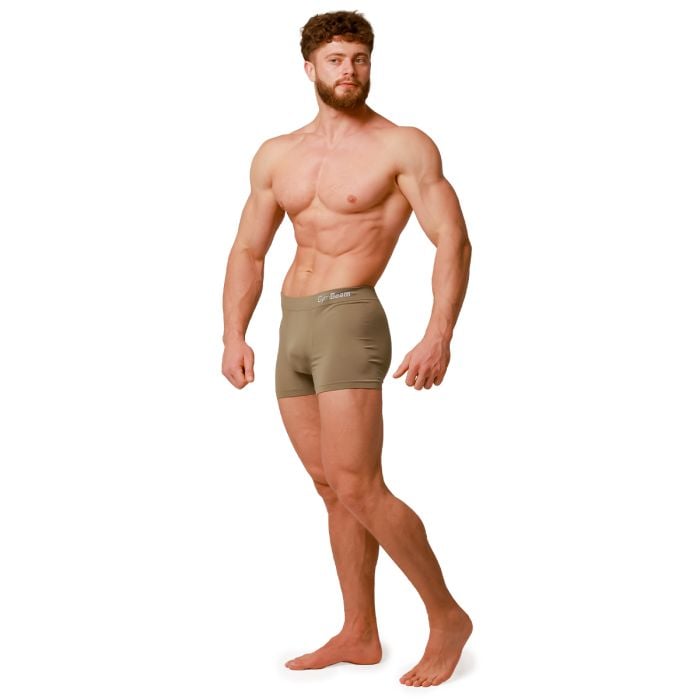 Seamless Boxershorts für Männer im 2er-Pack in Army - GymBeam XXL