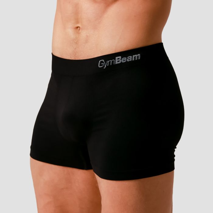 Seamless Boxershorts für Männer im 2er-Pack in Black - GymBeam L