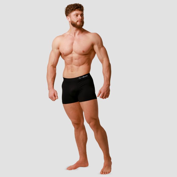Seamless Boxershorts für Männer im 2er-Pack in Black - GymBeam L