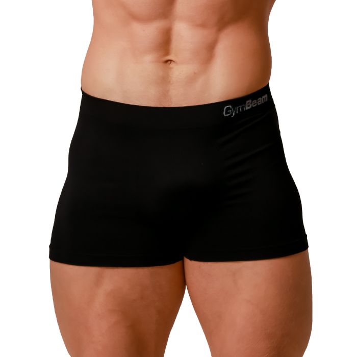 Seamless Boxershorts für Männer im 2er-Pack in Black - GymBeam L