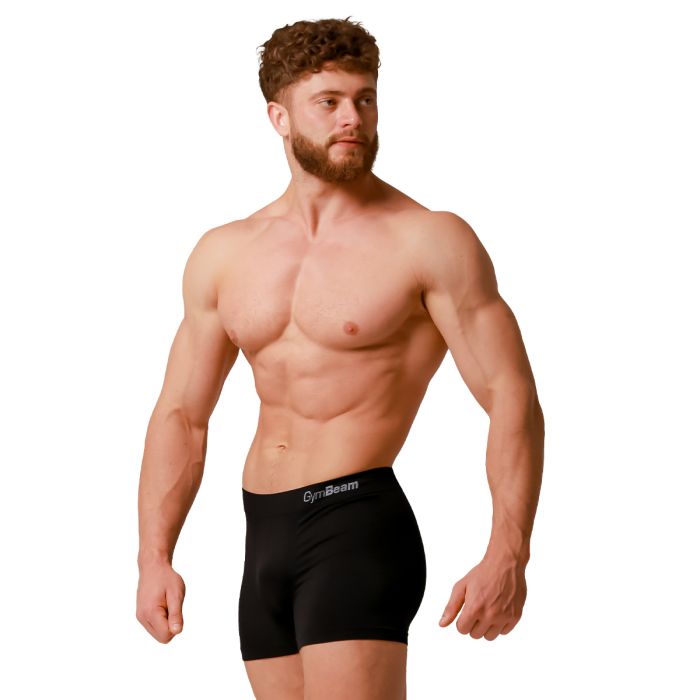 Seamless Boxershorts für Männer im 2er-Pack in Black - GymBeam L