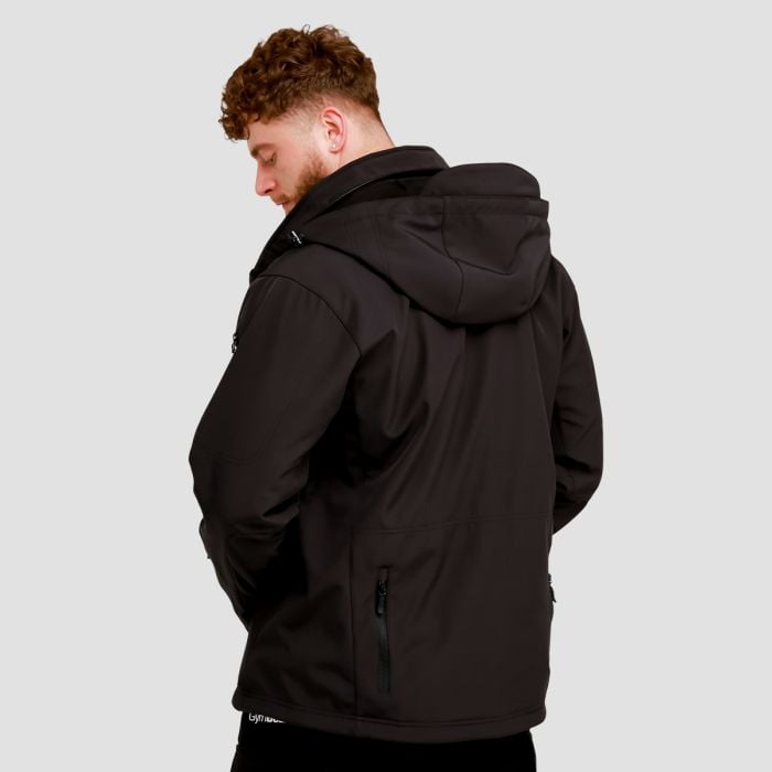 Softshell-Jacke für Männer in Black - GymBeam XL