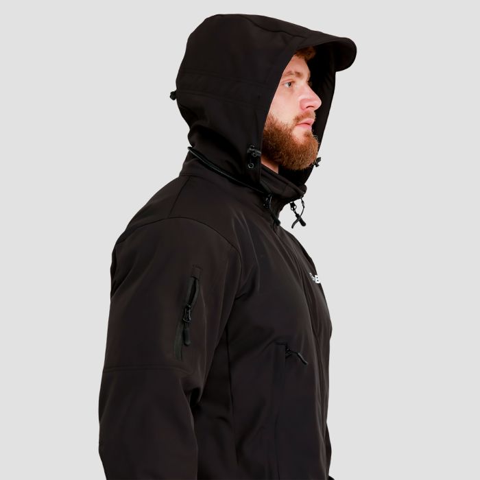 Softshell-Jacke für Männer in Black - GymBeam XL