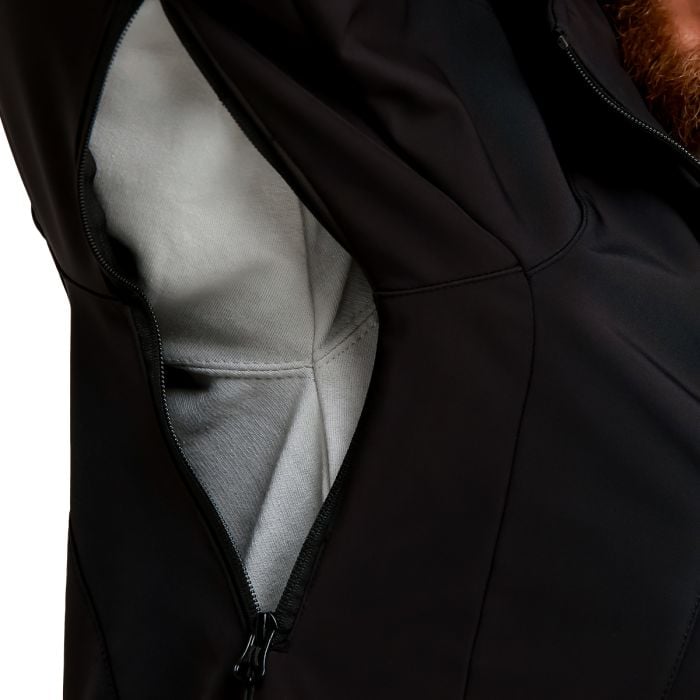 Softshell-Jacke für Männer in Black - GymBeam XL