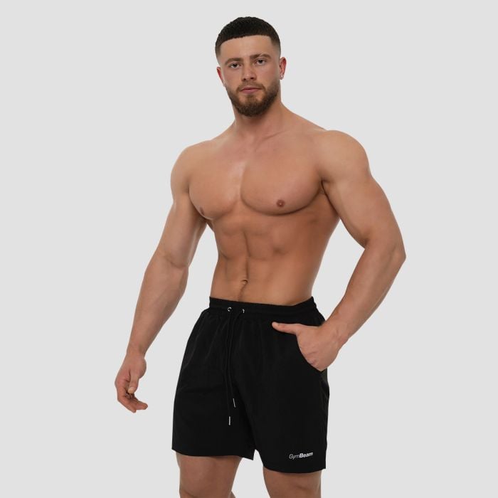 Badeshorts für Männer Black - GymBeam XXXL