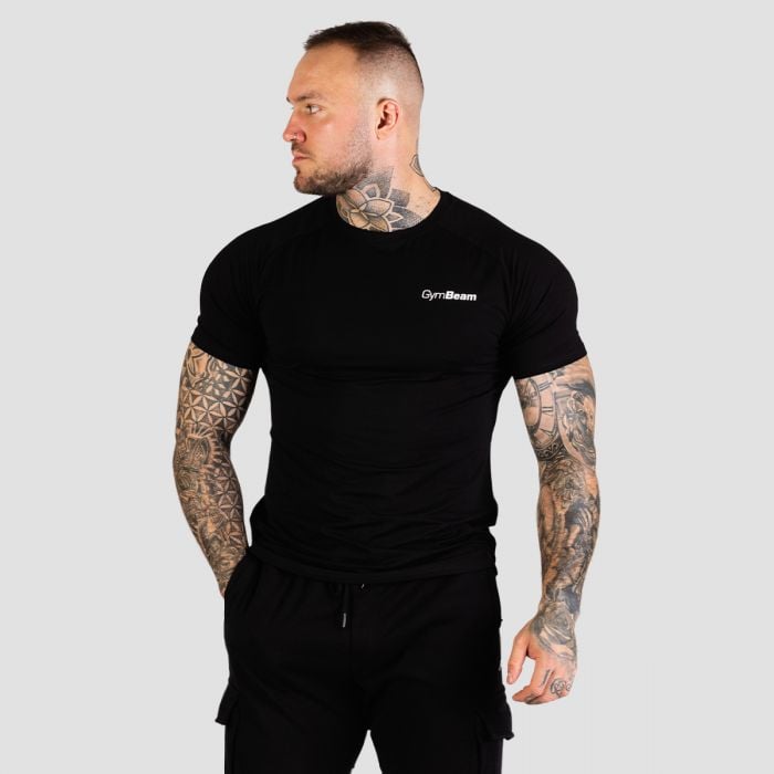 TRN Fitted T-Shirt in Black - GymBeam M