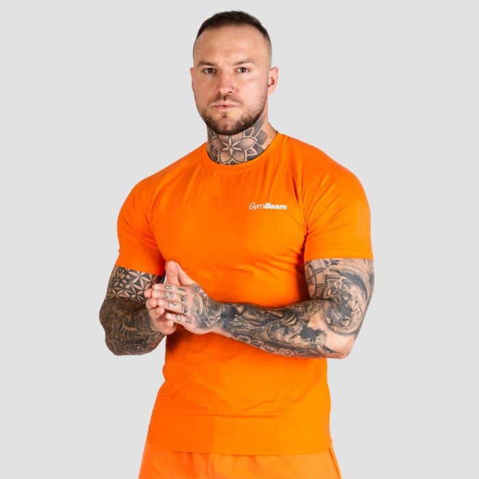 TRN Fitted T-Shirt in Orange - GymBeam XXXL