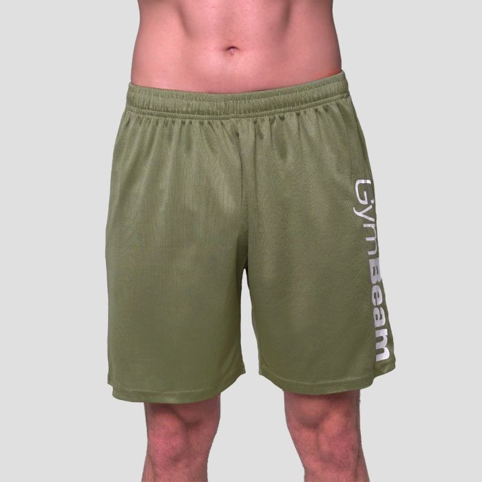 Mesh Shorts Essence Green- GymBeam L