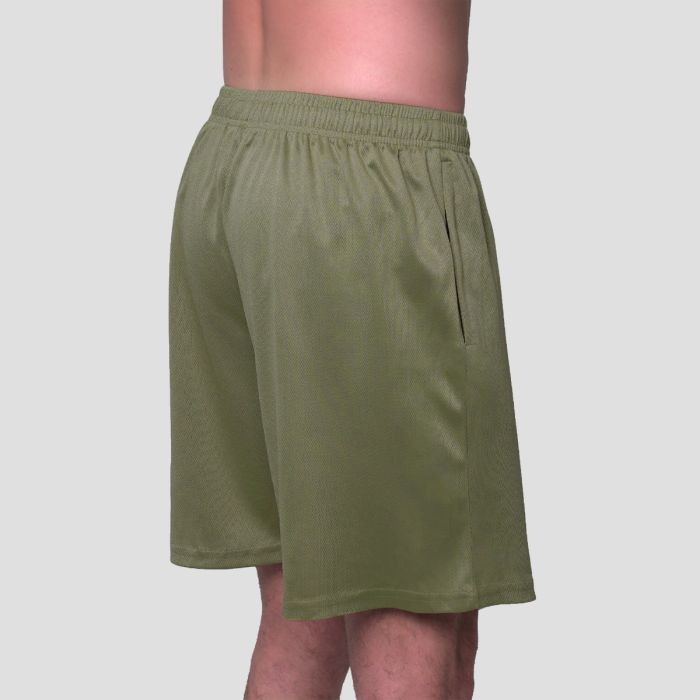 Mesh Shorts Essence Green- GymBeam L
