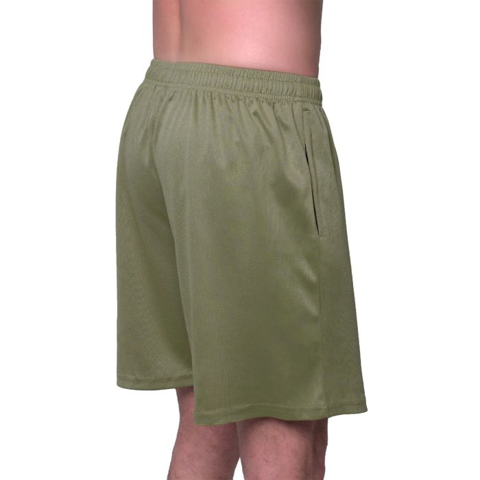 Mesh Shorts Essence Green- GymBeam L