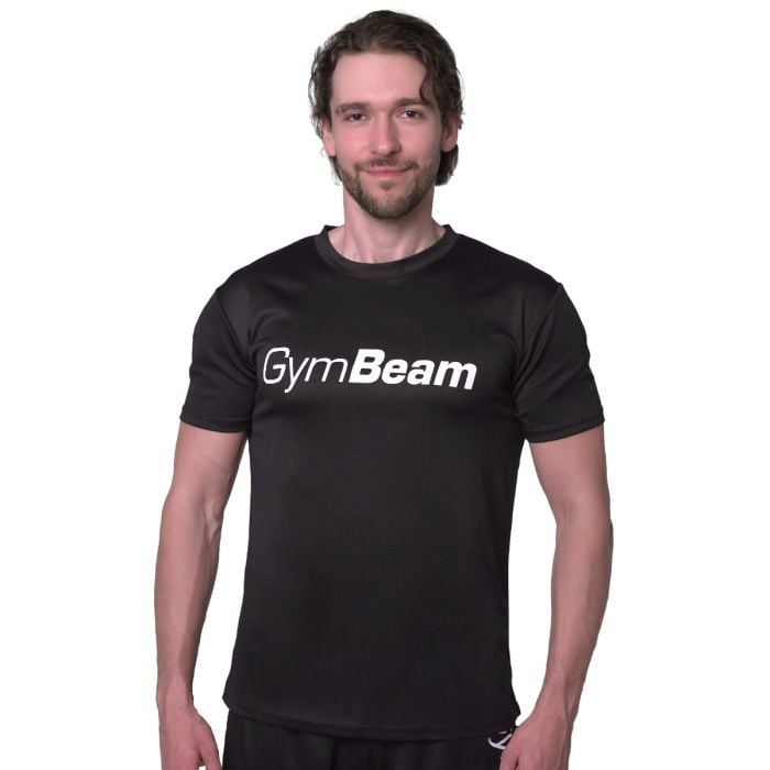 Mesh T-Shirt Essence Black - GymBeam L