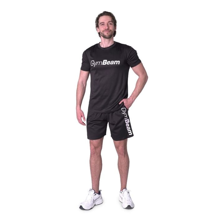 Mesh T-Shirt Essence Black - GymBeam L