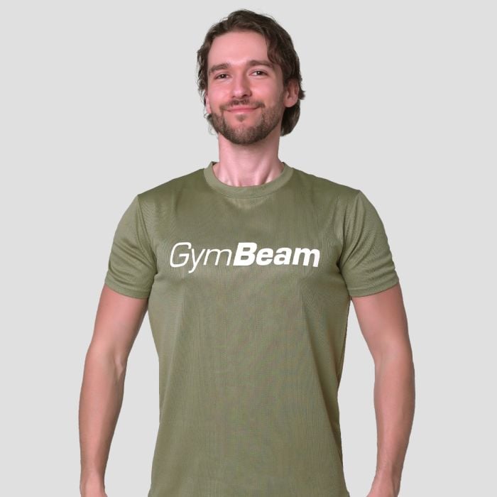 Mesh T-Shirt Essence Green - GymBeam XL