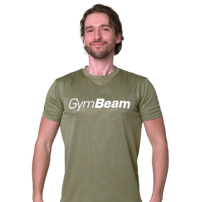 Mesh T-Shirt Essence Green - GymBeam XL