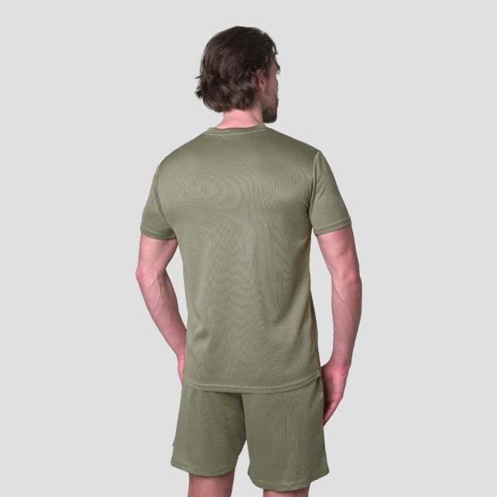 Mesh T-Shirt Essence Green - GymBeam XL