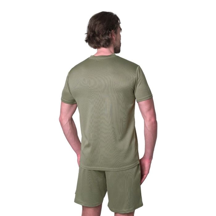 Mesh T-Shirt Essence Green - GymBeam XL