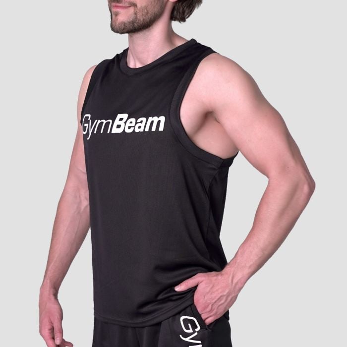 Mesh Tanktop Essence Black - GymBeam XL