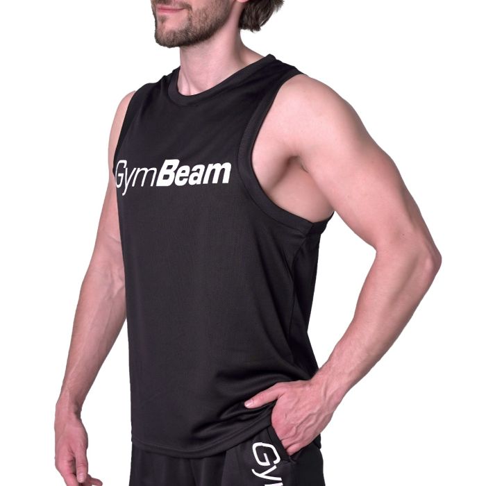 Mesh Tanktop Essence Black - GymBeam XL