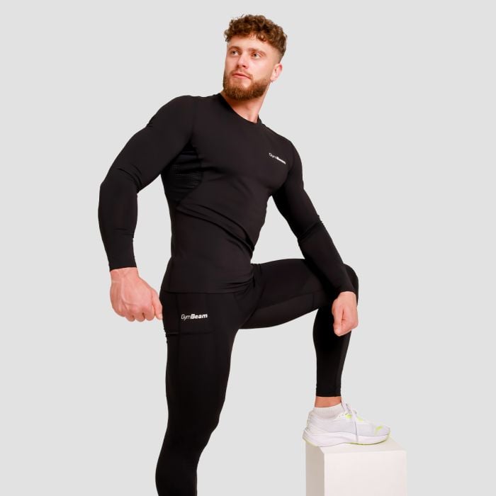 High Kompressionsleggings in Black - GymBeam M