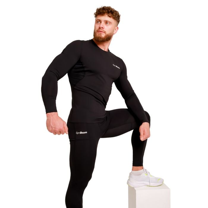 High Kompressionsleggings in Black - GymBeam M