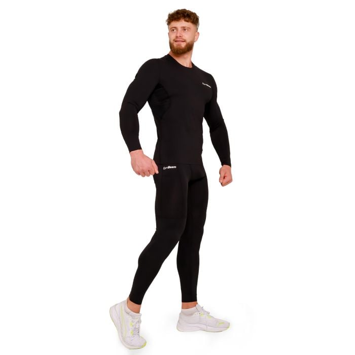 High Kompressionsleggings in Black - GymBeam M