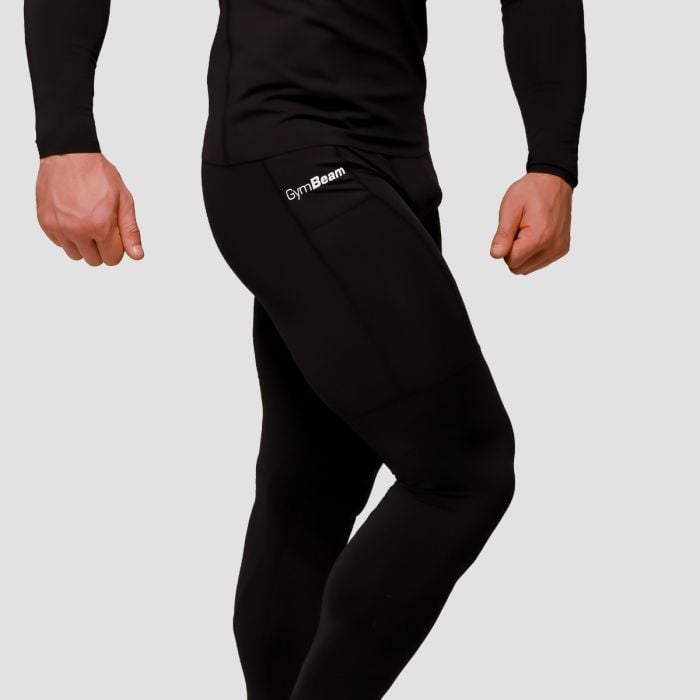 Mid Kompressionsleggings in Black - GymBeam L
