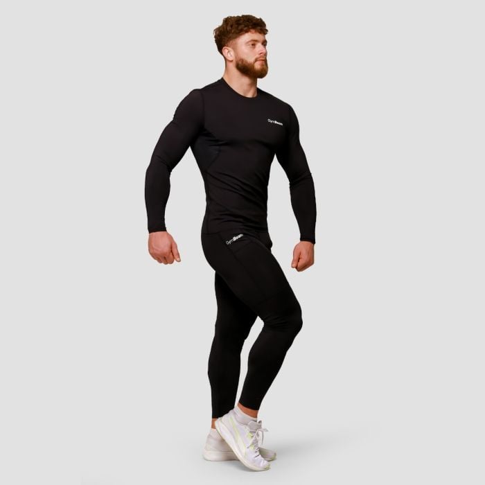 Mid Kompressionsleggings in Black - GymBeam L