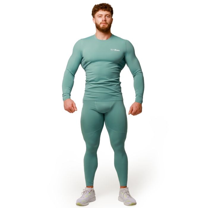 Mid Kompressionsleggings in Blue - GymBeam M