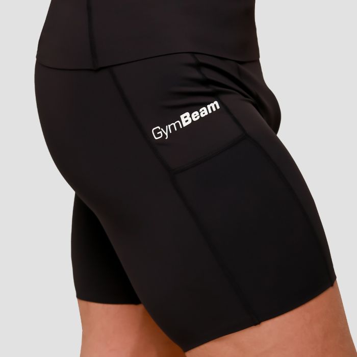 Mid Kompressionsshorts in Black - GymBeam XXXL