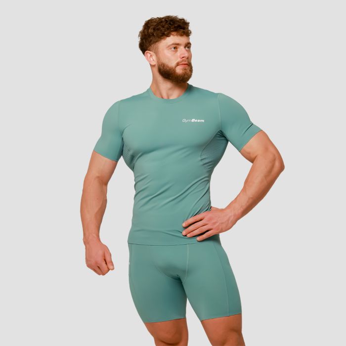 Mid Kompressionsshorts in Blue - GymBeam M