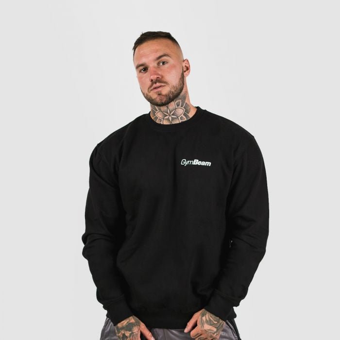 PRO Sweatshirt Black - GymBeam XXL