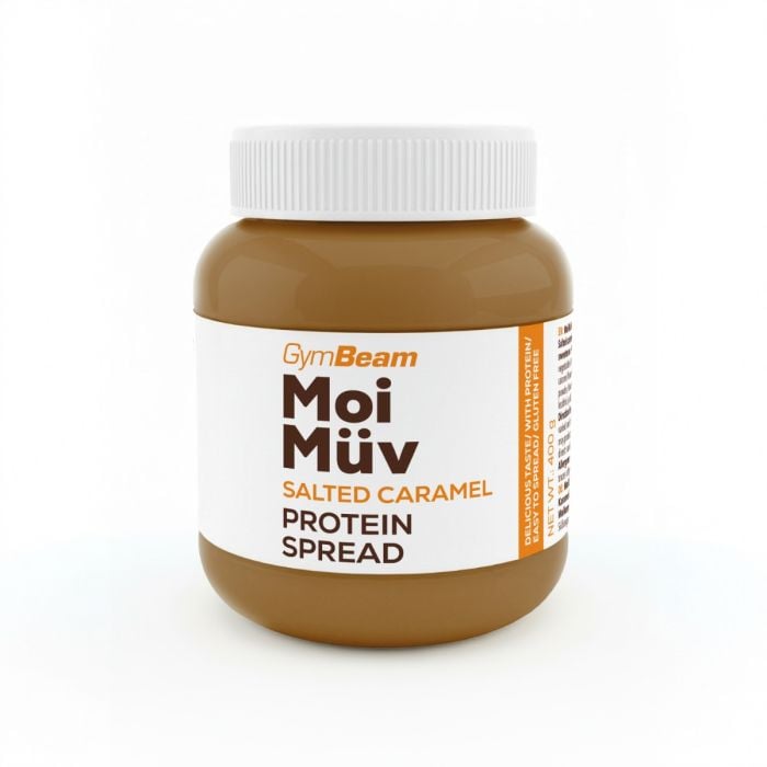 MoiMüv Protein Spread - GymBeam 400 g - salted caramel
