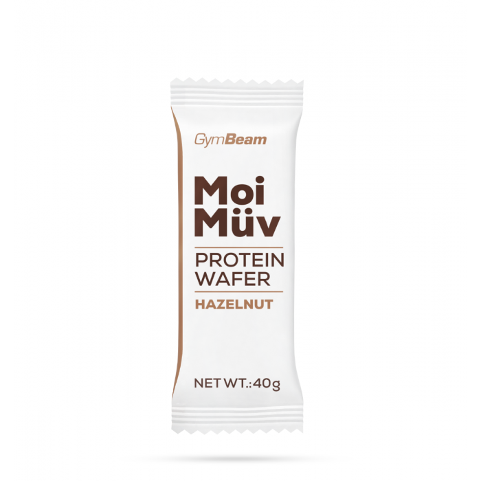 MoiMüv Proteinwaffel - GymBeam 40 g - Haselnuss