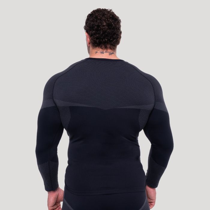 OG1 Seamless Longsleeve Black/Grey - GymBeam M