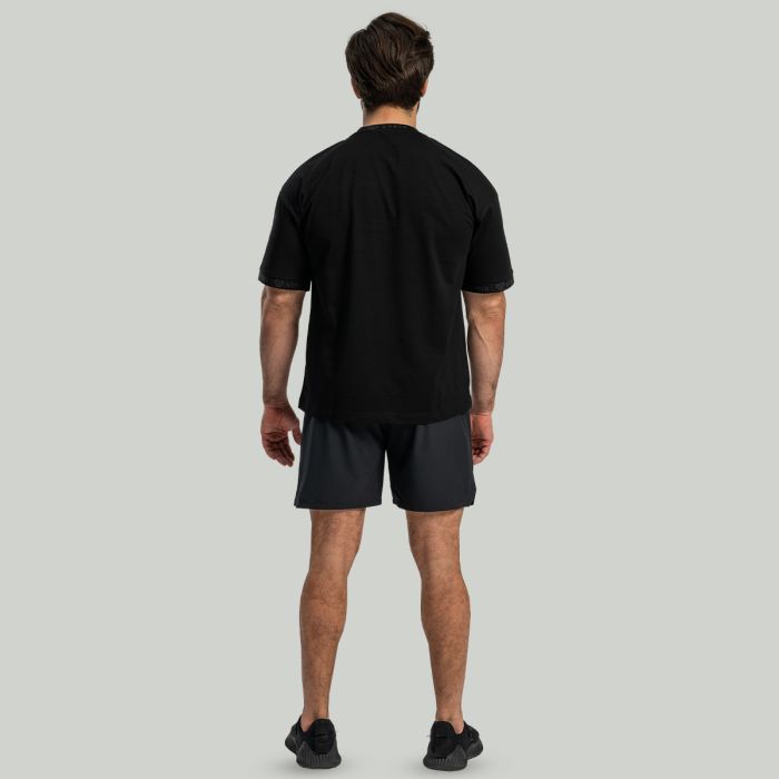 Oversized Heavy T-Shirt in Black - STRIX XXL
