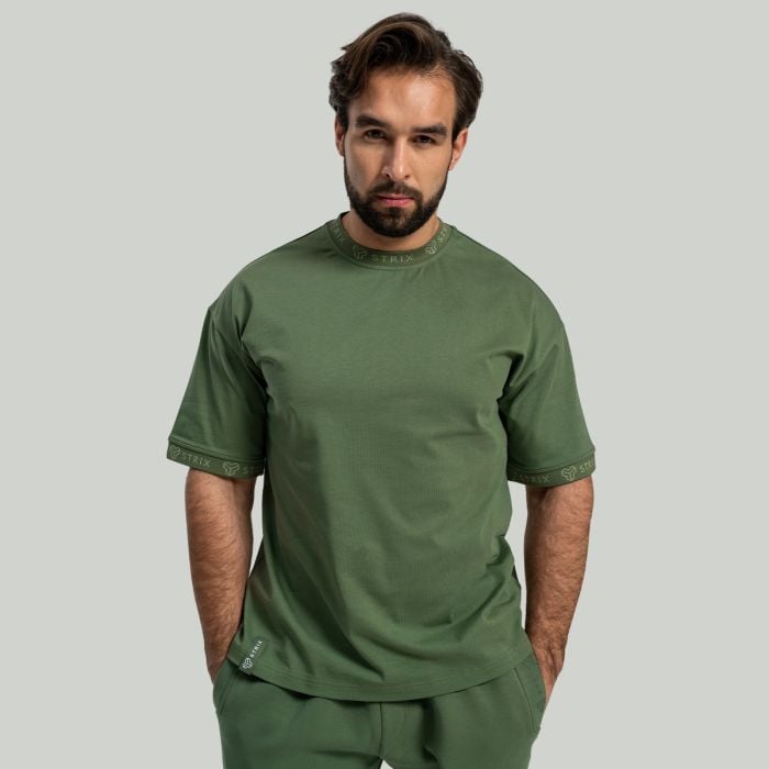 Oversized Heavy T-Shirt in Cedar Green - STRIX XXXL