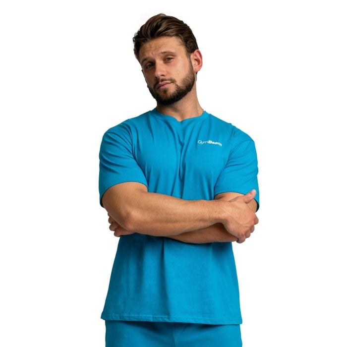 Limitless Oversized T-shirt in Aquamarine - GymBeam XL