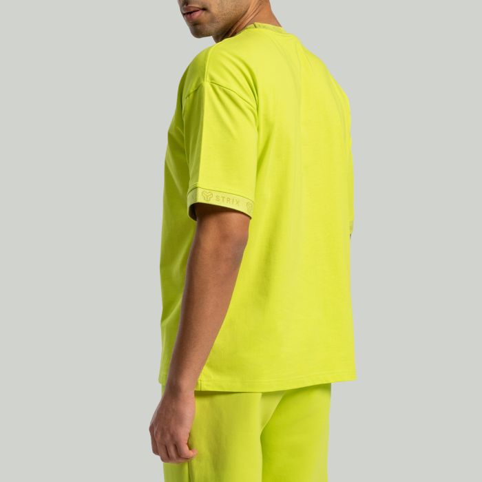 Oversized Heavy T-Shirt in Chartreuse - STRIX XL