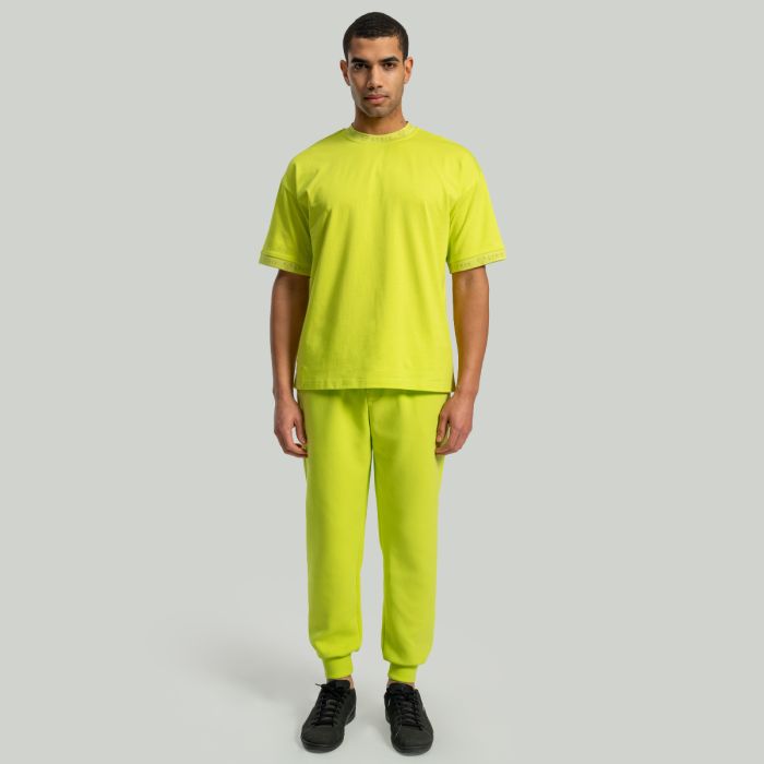 Oversized Heavy T-Shirt in Chartreuse - STRIX XL